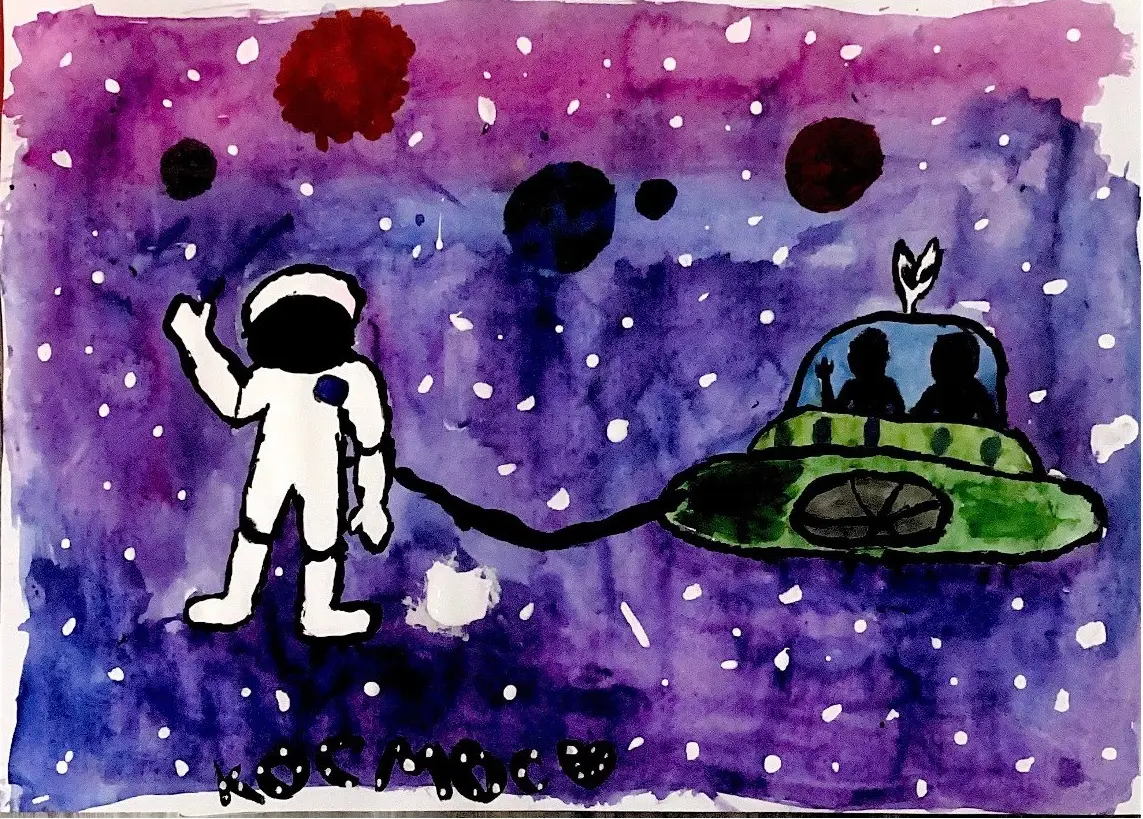 День космонавтики 2024 рисунок 2