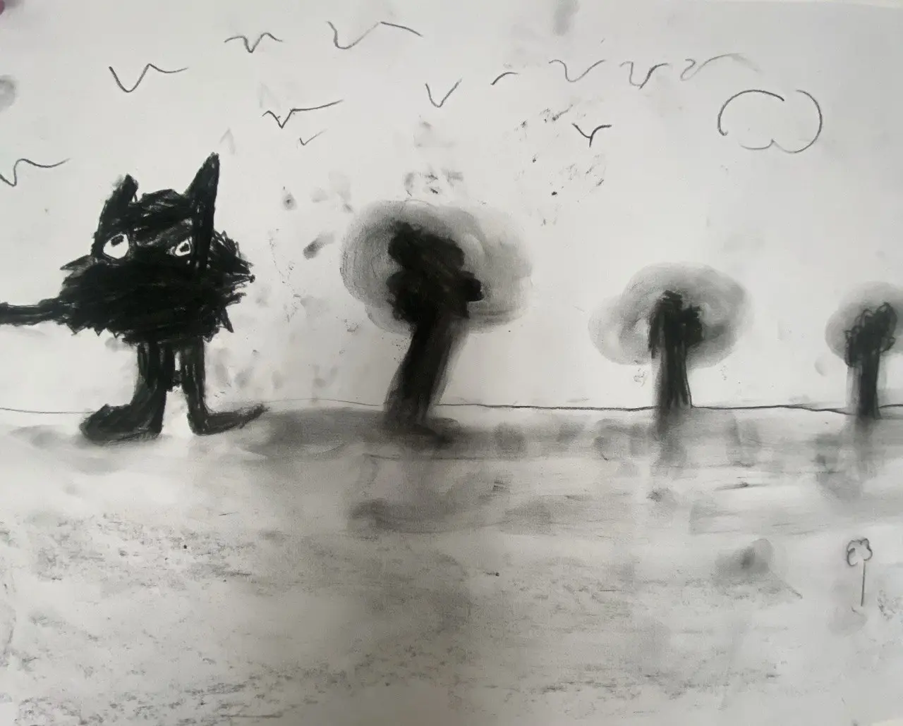 Рисование углём. Фото 6